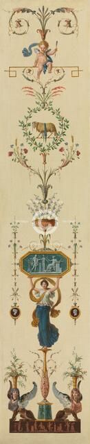 Decorative Panel, 1790s. Creator: Pierre Rousseau (French, 1751-1829).