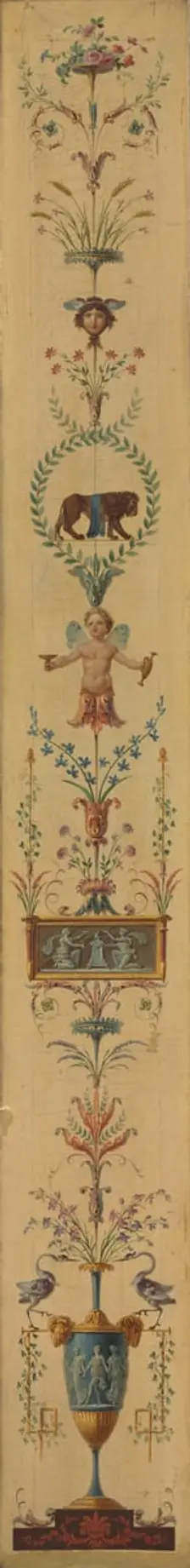Decorative Panel, 1790s. Creator: Pierre Rousseau (French, 1751-1829)