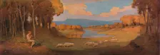 Decorative Panel for a Rosewood Piano, c1900, (1903). Artist: Alfred Hartley