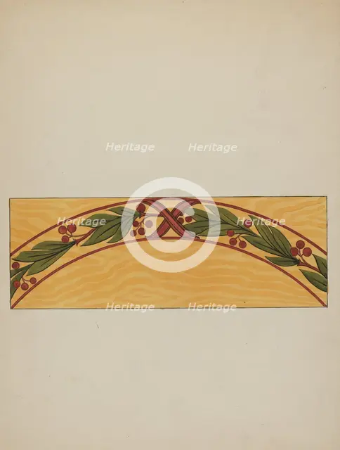 Decorative Panels, c. 1936. Creator: Wellington Blewett.