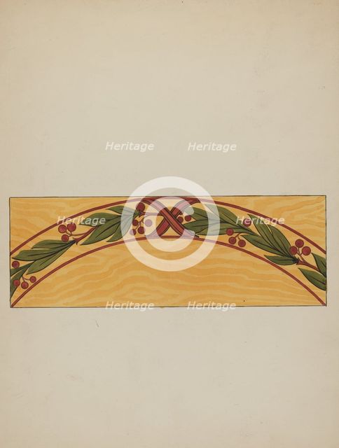 Decorative Panels, c. 1936. Creator: Wellington Blewett.