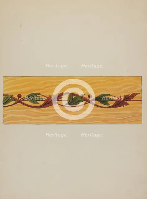 Decorative Panels, c. 1936. Creator: Wellington Blewett.