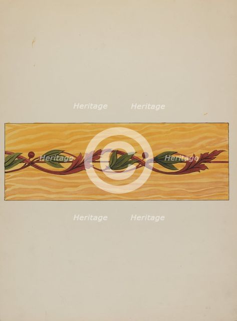 Decorative Panels, c. 1936. Creator: Wellington Blewett.