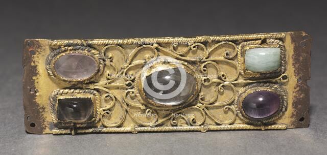 Decorative Plaque, Probably from a Reliquary Shrine, c. 1200. Creator: Unknown.
