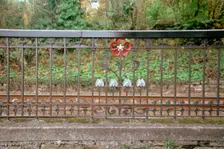 Decorative railings, near Morecambe, Lancashire, 1999. Artist: P Williams