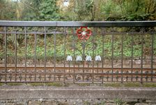 Decorative railings, near Morecambe, Lancashire, 1999. Artist: P Williams
