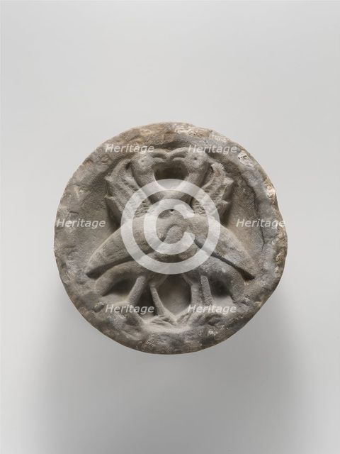 Decorative Roundel, Italian, 12th-13th century. Creator: Unknown.