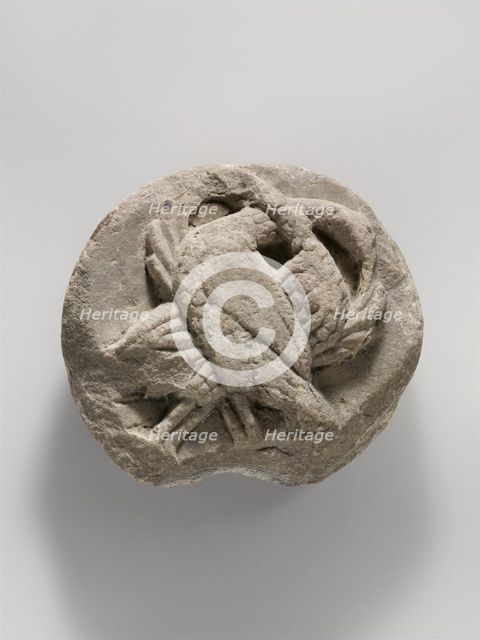 Decorative Roundel, Italian, 12th-13th century. Creator: Unknown.