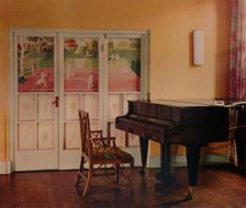 Decoration by Eric Ravilious at Sir Geoffrey Fry's flat, Portman Square, London, 1933
