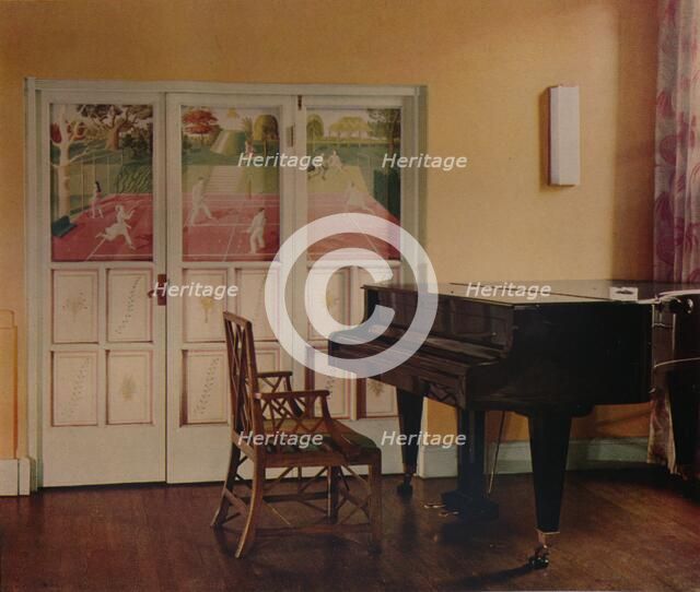 Decoration by Eric Ravilious at Sir Geoffrey Fry's flat, Portman Square, London, 1933. Artist: Unknown.