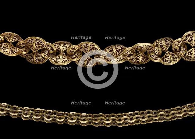 Decoration chain, c1675-1690 Artist: Unknown.