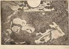 Décoration de Bretagne - Un jour d'été (Breton Decoration - A Summer's Day), about 1894. Creator: Armand Seguin