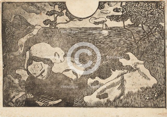 Décoration de Bretagne - Un jour d'été (Breton Decoration - A Summer's Day), about 1894. Creator: Armand Seguin.