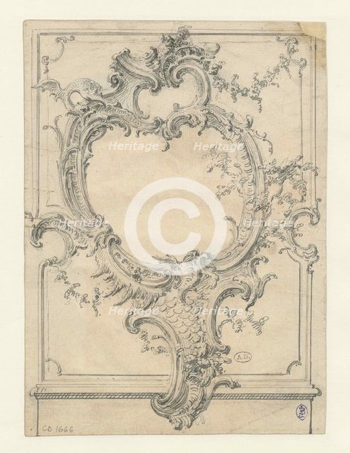 Decoration Design, c1735. Creator: Pineau, Nicolas (1684-1754).