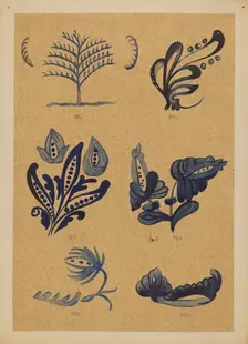 Decoration for Stoneware, 1935/1942. Creator: A. Zimet