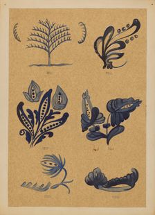 Decoration for Stoneware, 1935/1942. Creator: A. Zimet