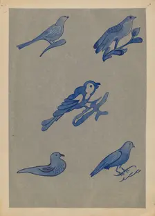 Decoration for Stoneware, 1935/1942. Creator: A. Zimet
