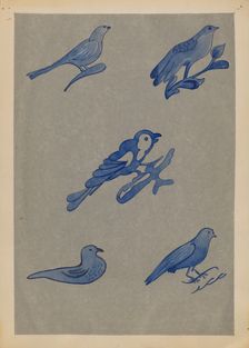 Decoration for Stoneware, 1935/1942. Creator: A. Zimet
