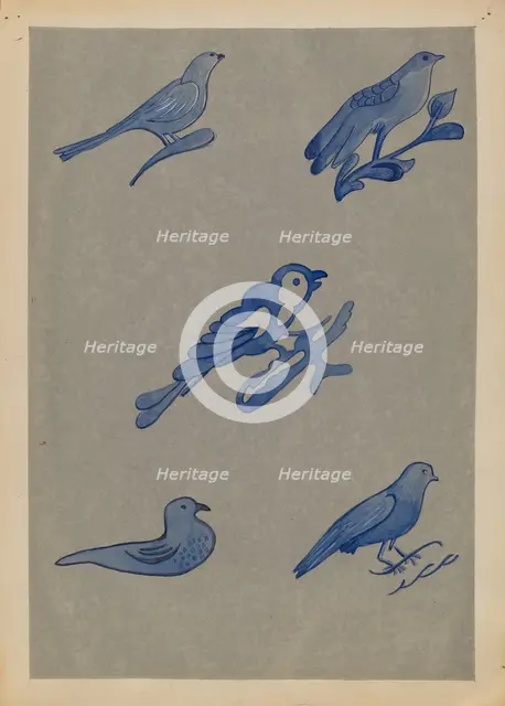 Decoration for Stoneware, 1935/1942. Creator: A. Zimet.