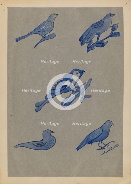 Decoration for Stoneware, 1935/1942. Creator: A. Zimet.