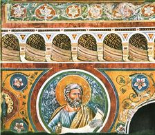 Decoration in the church of Santa Maria Maggiore, Rome, Italy, (1928). Creator: Unknown