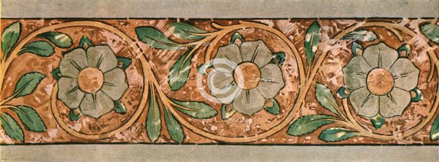 Decoration in the cloister of the collegiate church at Aschaffenburg, Bavaria, Germany, (1928). Creator: Unknown.