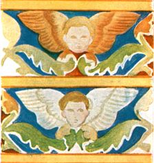Decoration in the Basilica of Saint Francis, Assisi, Italy, (1928). Creator: Unknown