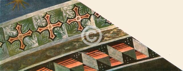 Decoration in the Basilica of Saint Francis, Assisi, Italy, (1928). Creator: Unknown.