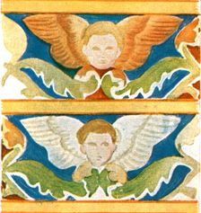 Decoration in the Basilica of Saint Francis, Assisi, Italy, (1928). Creator: Unknown