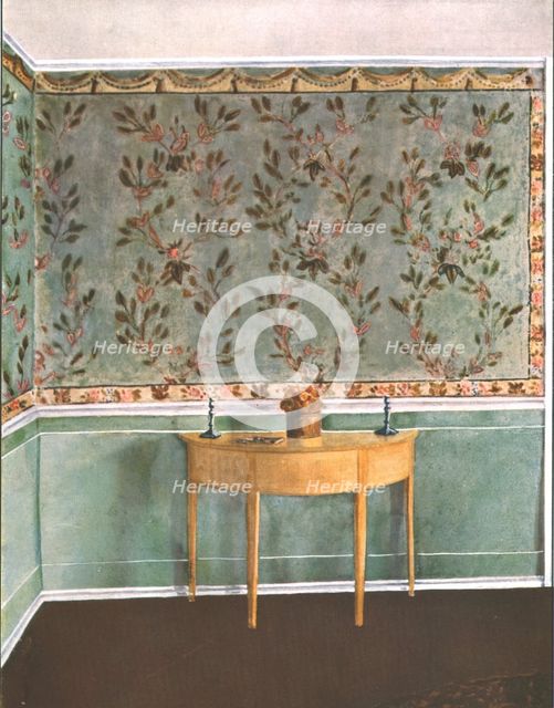 Decoration in the Sherwood-Jayne House, East Setauket, USA, (1928). Creator: Unknown.
