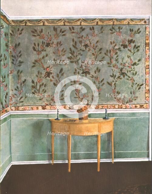 Decoration in the Sherwood-Jayne House, East Setauket, USA, (1928). Creator: Unknown.