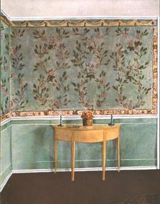 Decoration in the Sherwood-Jayne House, East Setauket, USA, (1928). Creator: Unknown