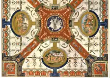 Decoration in the Villa Madama, Rome, Italy, (1928). Creator: Unknown