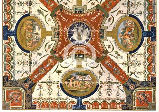 Decoration in the Villa Madama, Rome, Italy, (1928). Creator: Unknown.