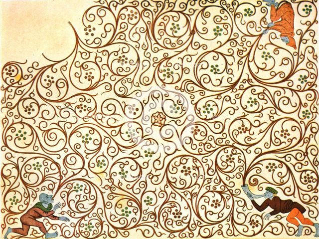 Decoration in Solna Church, near Stockholm, Sweden, (1928). Creator: Unknown.