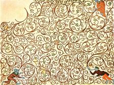 Decoration in Solna Church, near Stockholm, Sweden, (1928). Creator: Unknown