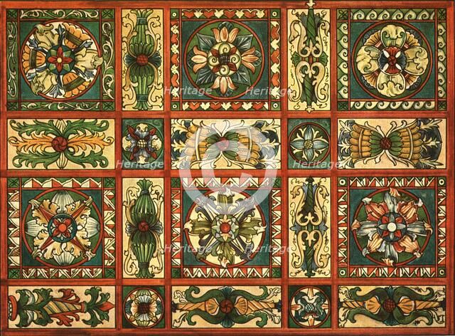 Decoration in St Valentine's Church, Chechlau, (1928). Creator: Unknown.