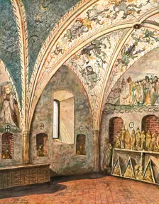 Decoration in St Nicholas Church, Jüterbog, Brandenburg, Germany, (1928). Creator: Unknown