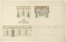 Decoration...on the occasion of the inauguration of King William I, April 1814, (1814-1835). Creator: François Joseph Pfeiffer