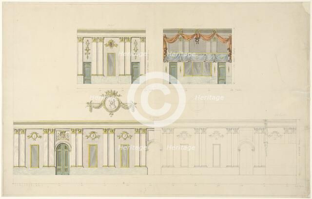 Decoration...on the occasion of the inauguration of King William I, April 1814, (1814-1835).  Creator: François Joseph Pfeiffer.