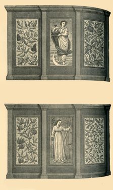 Decorations of the West Dining-Room, South Kensington Museum c1865, (1881). Creator: Unknown