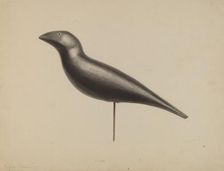 Decoy, c. 1938. Creator: Roberta Spicer