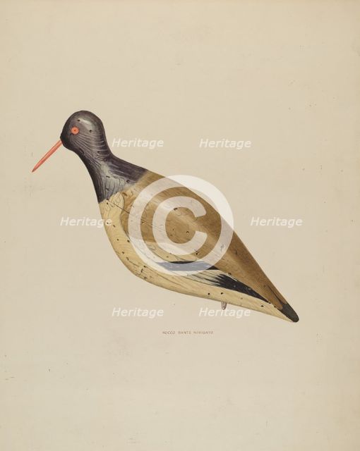 Decoy, c. 1939. Creator: Rocco Navigato.