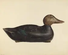 Decoy, c. 1940. Creator: Mina Lowry