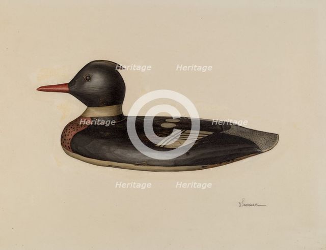 Decoy, c. 1941. Creator: Selma Sandler.
