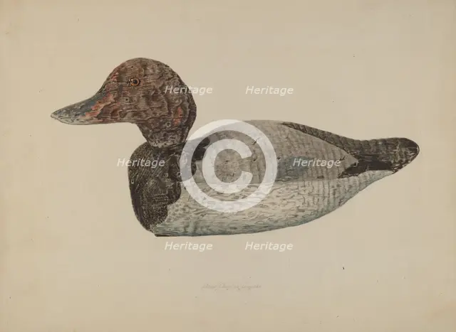 Decoy Duck #1, 1938. Creator: Lloyd Charles Lemcke.