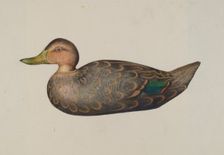 Decoy Duck, 1935/1942. Creator: Harriette Gale