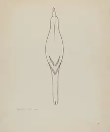 Decoy (Red-Wing Black Bird), 1935/1942. Creator: Charles Garjian