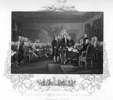Declaration of Independence 1776 (c1817-c1819).Artist: J Rogers