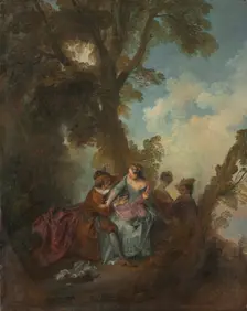 Declaration of Love, c. 1720. Creator: Nicolas Lancret (French, 1690-1743)